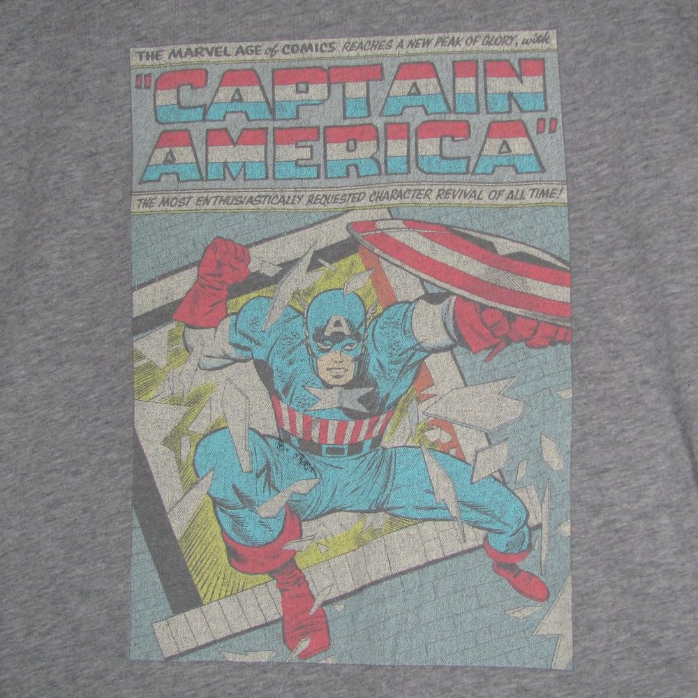 Mens' Coach x Marvel Captain America Cap Graphic Tee T-Shirt Size Small S